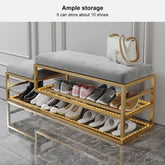Modern shoe rack bench